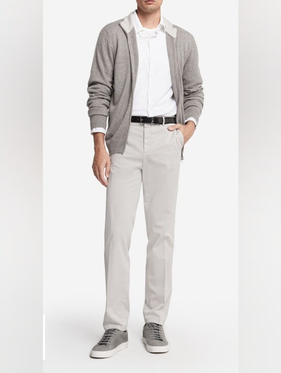 Falconeri Other - Set of 2 Straight-Fit Chino Pants. Light Gray & Navy Both 38X32. NWT.